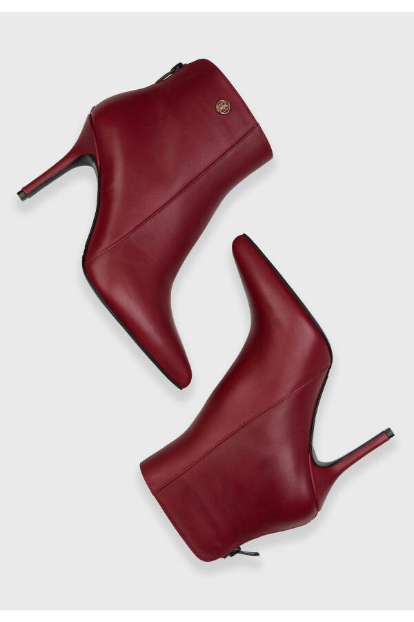 Leather Logo Detailed Boots - 3