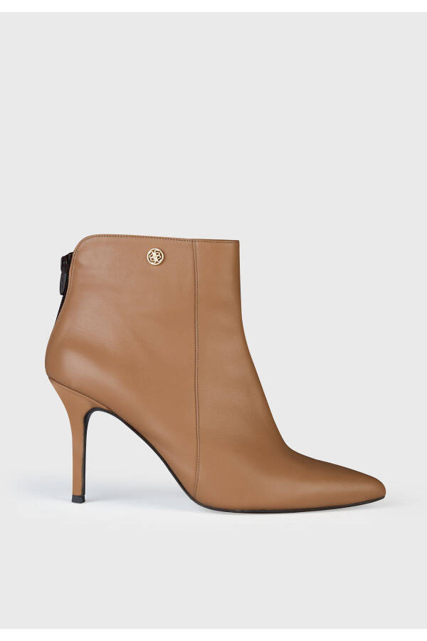 Leather Logo Detailed Boots - 2