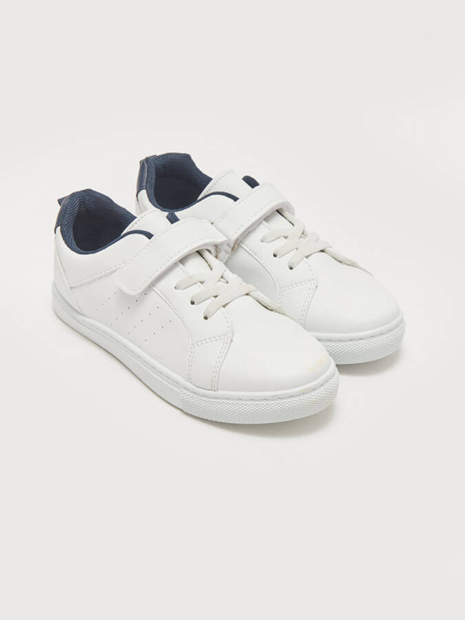 Leather-Look Boys' Sports Shoes - 6