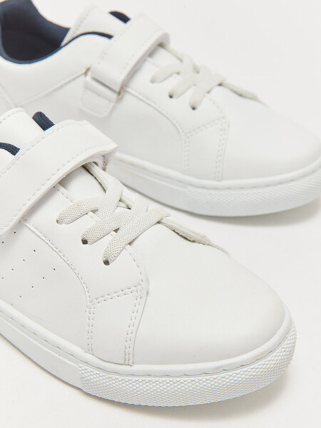 Leather-Look Boys' Sports Shoes - 8