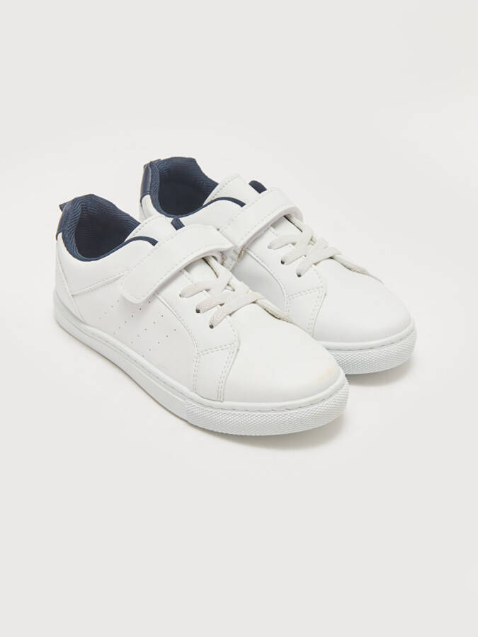 Leather-Look Boys' Sports Shoes - 1