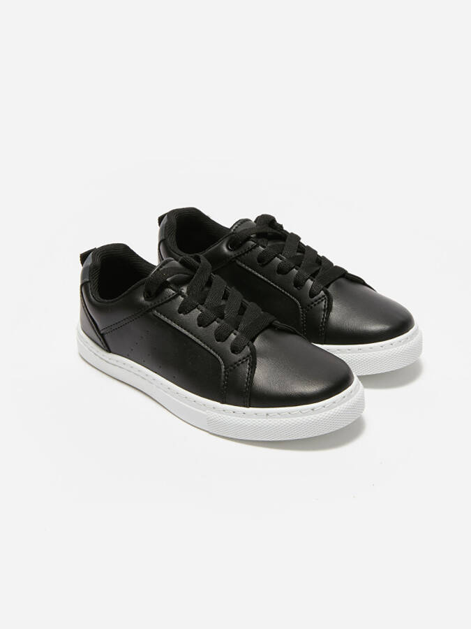 Leather Look Boys Sports Shoes - 1