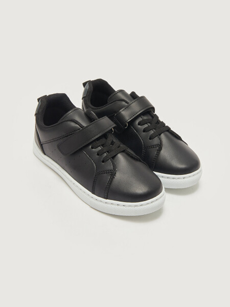 Leather Look Boys' Sports Shoes - 8