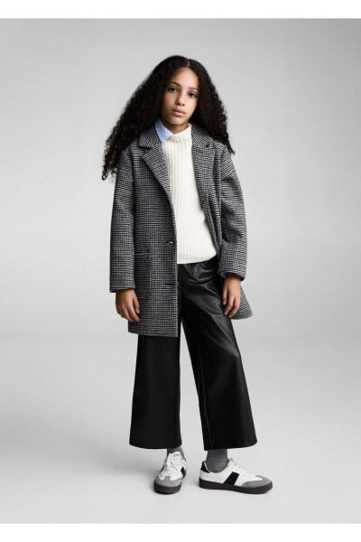 Leather Look Trousers - MANGO KIDS