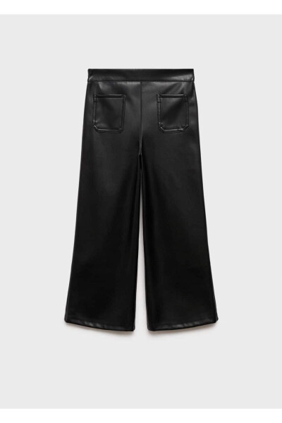 Leather Look Trousers - MANGO KIDS (1)