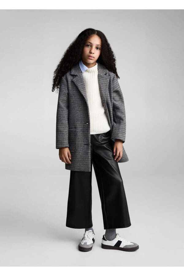 Leather Look Trousers - 1
