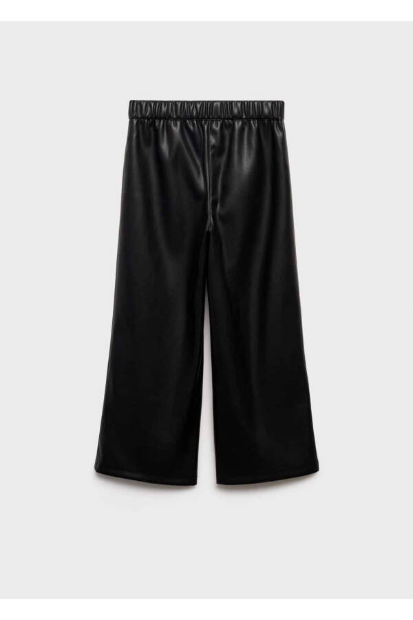 Leather Look Trousers - 3