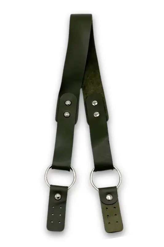 Leather Ring Single Handle Bag 72cm - 2