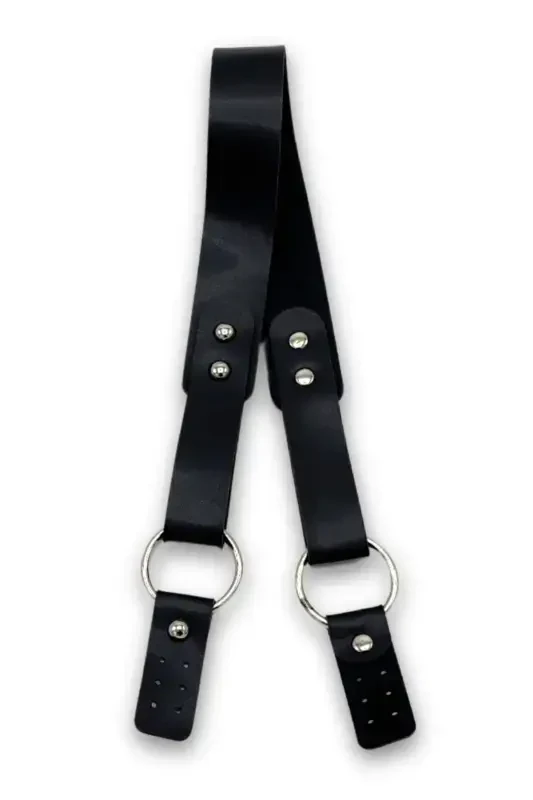 Leather Ring Single Strap Bag 72 Cm - 2