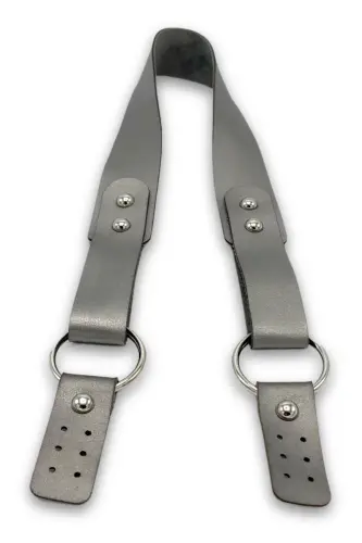 Leather Ringed Single Handle Bag 72 Cm 