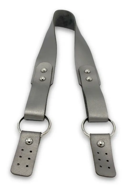 Leather Ringed Single Handle Bag 72 Cm - 1