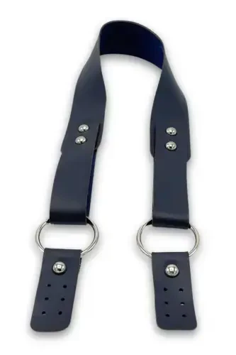 Leather Ringed Single Strap Bag 72 Cm - 1