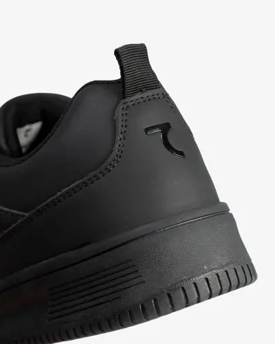 Leather sneakers - BLACK - 5