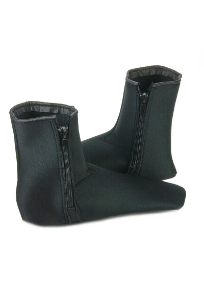 Leather Thermal Boots - Artificial Leather - Zippers - 2