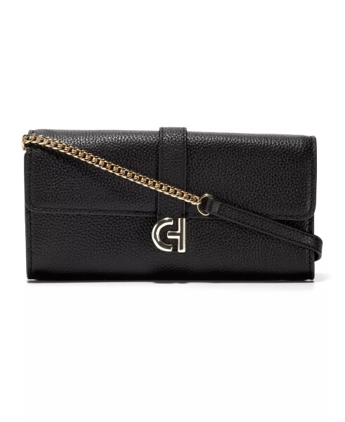 Leather Wallet-On-a-Chain Black - 1