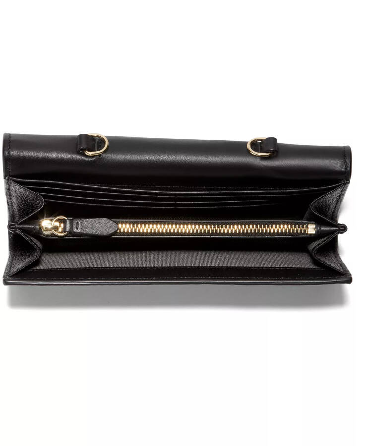 Leather Wallet-On-a-Chain Black - 3