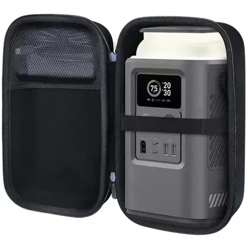 Lebakort Storage Case Compatible with Anker 548 Power Bank Power Station 60,000mAh and PowerCore Reserve 192Wh (Black Case Only) 