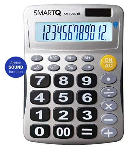 LED Back-Light Calculator Desktop SMT-200 / Added Sound Function (White) - 3