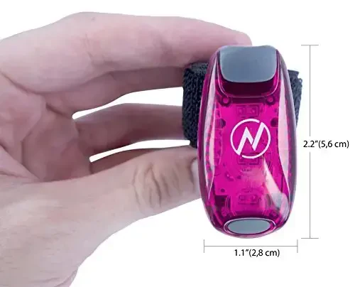 LED Safety Light (2 Pack) - Clip On Strobe/Running Lights for Runners, Dog, Bike, Walking, Boat, Kayak, Stroller and More - High Visibility Accessories for Your Reflective Gear, Bicycle - 3