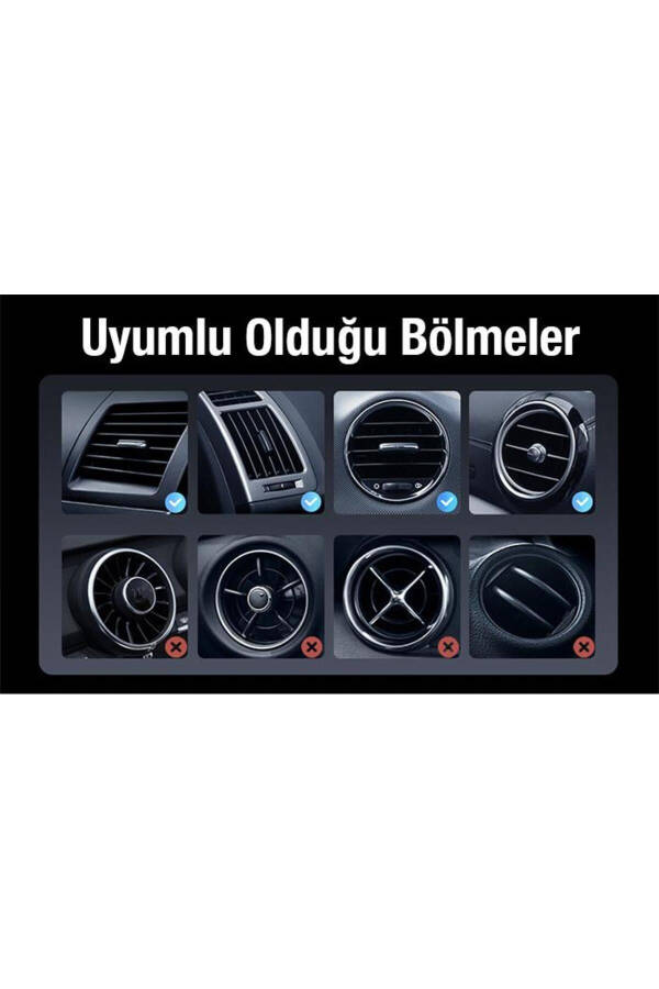 Led Işıklı Super Araç Şarjı Otomatik Kilitleme Kablosuz 15w Araç Şarjı Araç Telefon Tutucu - 6