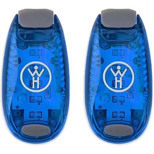LED Safety Light 2 Pack - Nighttime Visibility for Runners, Cyclists, Walkers, Joggers, Kids, Dogs, Relays & More - Clip to Clothes, Strap to Wrist, Ankle, Bike, Collar, or Just About Anywhere! 