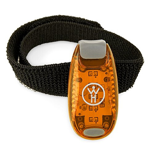 LED safety light, 2 pack - Provides nighttime visibility for runners, cyclists, walkers, joggers, kids, dogs, relays & more - Clip to clothes, strap to wrist, ankle, bike, collar, or just about anywhere! - 4