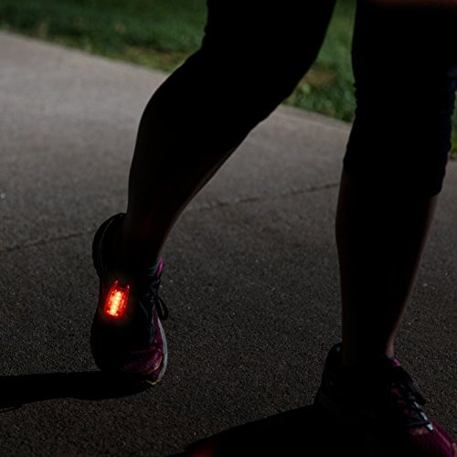 LED safety light, 2 pack - Provides nighttime visibility for runners, cyclists, walkers, joggers, kids, dogs, relays & more - Clip to clothes, strap to wrist, ankle, bike, collar, or just about anywhere! - 6