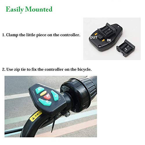 LED Turn Signal Safety Vest with Direction Indicator, USB Charging & Adjustable Bike Pack Accessory Guiding Light for Night Running Walking Cycling Gear - LED Glowing Reflective Backpack - 5