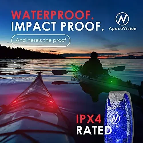 LED xavfsizlik chirog'i (2 dona) - Yuguruvchilar, it, velosiped, piyoda, qayiq, kayak, aravachalar va boshqalar uchun qisqichli strob/yugurish chiroqlari - Reflektiv uskunalar, velosiped uchun yuqori ko'rinishga ega aksessuarlar - 6