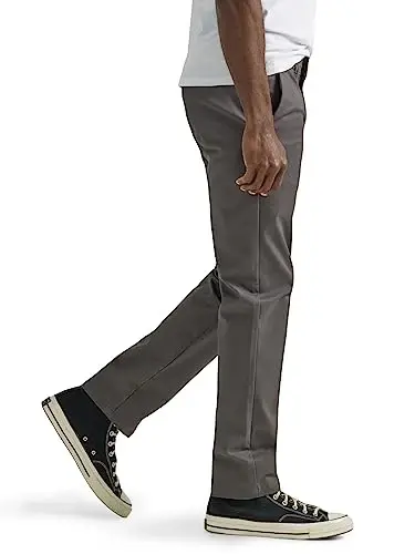 Lee Men's Flat Front Slim Straight Pant - 2
