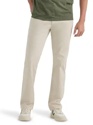 Lee Men's Flat Front Slim Straight Pant - LEE