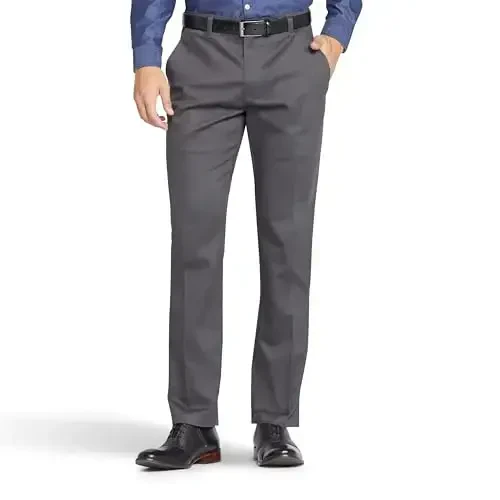 Lee Men's Total Freedom Stretch Slim Fit Flat Front Pant - LEE
