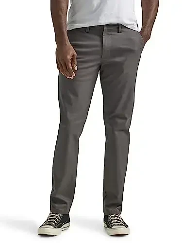 Lee Men's Flat Front Slim Straight Pant - 1