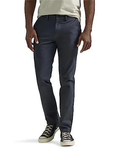 Lee Men's Flat Front Slim Straight Pant - LEE