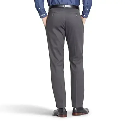 Lee Men's Total Freedom Stretch Slim Fit Flat Front Pant - 3