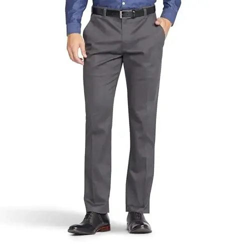Lee Men's Total Freedom Stretch Slim Fit Flat Front Pant 