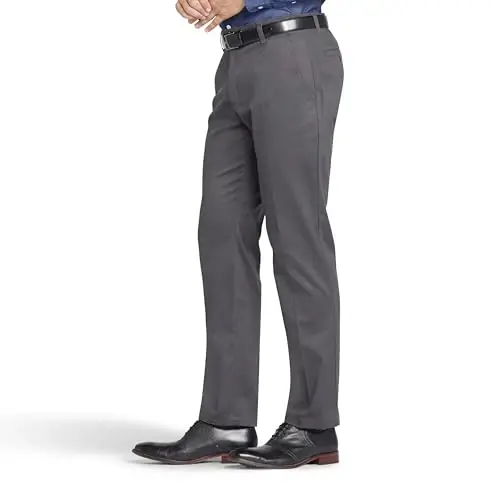 Lee Men's Total Freedom Stretch Slim Fit Flat Front Pant - 2