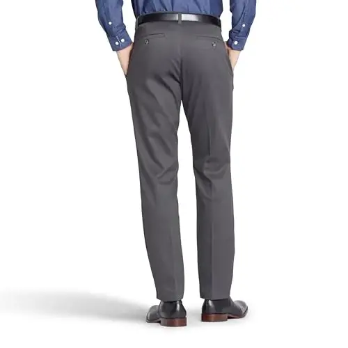 Lee Men's Total Freedom Stretch Slim Fit Flat Front Pant - 3