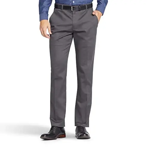 Lee Men's Total Freedom Stretch Slim Fit Flat Front Pant - 3