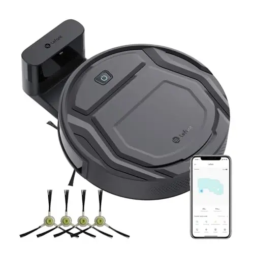Lefant M210 Pro Robot Changyutgich, 2200Pa So'rish, O'ta Yupqa, Jim, O'z-o'zidan Zaryadlanuvchi Robot Changyutgich, Wi-Fi/APP, Alexa bilan mos (Kulrang) - 1