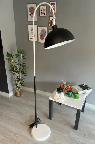 Legend Floor Lamp Movable Head Modern Decorative Metal Living Room Study Room Lamp-Black - 6