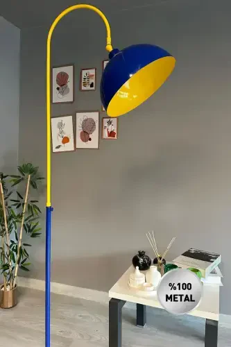 Legend Lambader Adjustable Head Modern Decorative Metal Living Room Study Room Lamp-yellow - Modazone (1)