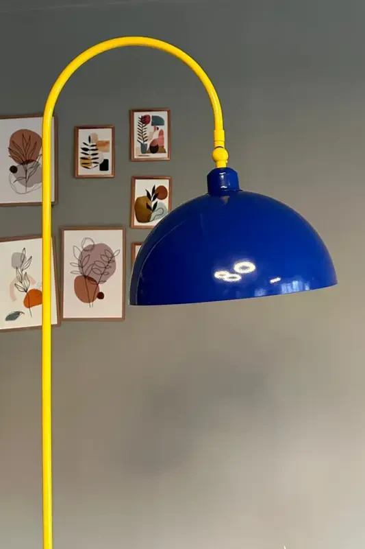 Legend Lambader Adjustable Head Modern Decorative Metal Living Room Study Room Lamp-yellow - 4