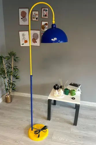 Legend Lambader Adjustable Head Modern Decorative Metal Living Room Study Room Lamp-yellow - 8