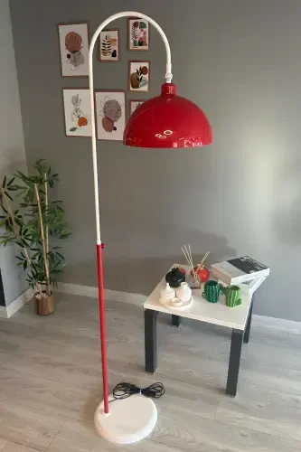 Legend Of North Торшер Подвижная Головка Современная Декоративная Металлическая Лампа для Гостиной Кабинета - Красный - 1