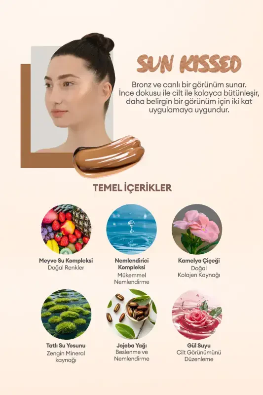 Легко наносимый, стойкий, придающий естественный вид жидкий бронзер Juicy-pang Water Bronzer (BR01)-BR01 - 3