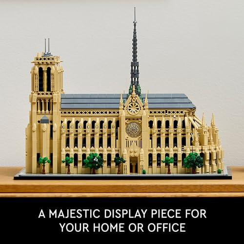 LEGO Architecture Notre-Dame de Paris Kopyası, Mimarlık Modeli Seti, Yetişkinler İçin Koleksiyonluk Yapı Seti, İnşa Et ve Sergile Hediyesi, Tarih, Seyahat ve Sanat Severler İçin Hediye Fikirleri, 21061 - 6