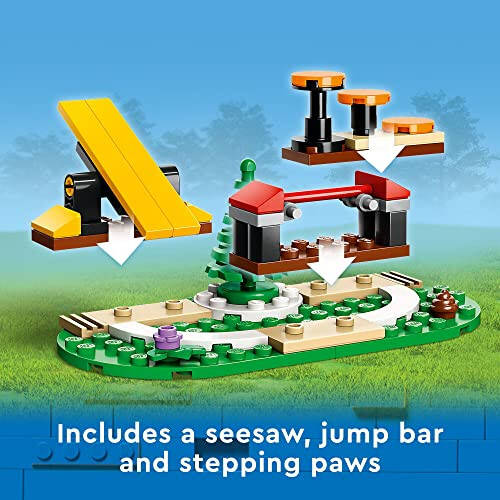 LEGO City Mobil Politsiya It Eğitimi 60369, SUV O'yinchoq Avtomobil Prisep bilan, To'siqlar Maydoni va Kuchuk Figuralari, 5 Yosh va Undan Katta O'g'il va Qizlar Uchun Hayvonlar O'yin To'plami - 4