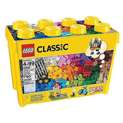 LEGO Classic Большой Набор Строительных Кирпичей 10698, Набор для хранения игрушек для дома или класса, Интерактивная строительная игрушка для детей, мальчиков и девочек - 9