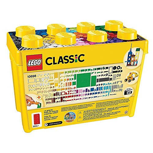 LEGO Classic Katta Yaratıcı G'ishtlar Qutisi 10698 Qurilish O'yinchoq To'plami, Uy yoki Sinflar Uchun O'yinchoq Saqlash Yechimi, Bolalar, O'g'il va Qizlar Uchun Interaktiv Qurilish O'yinchoq - 7